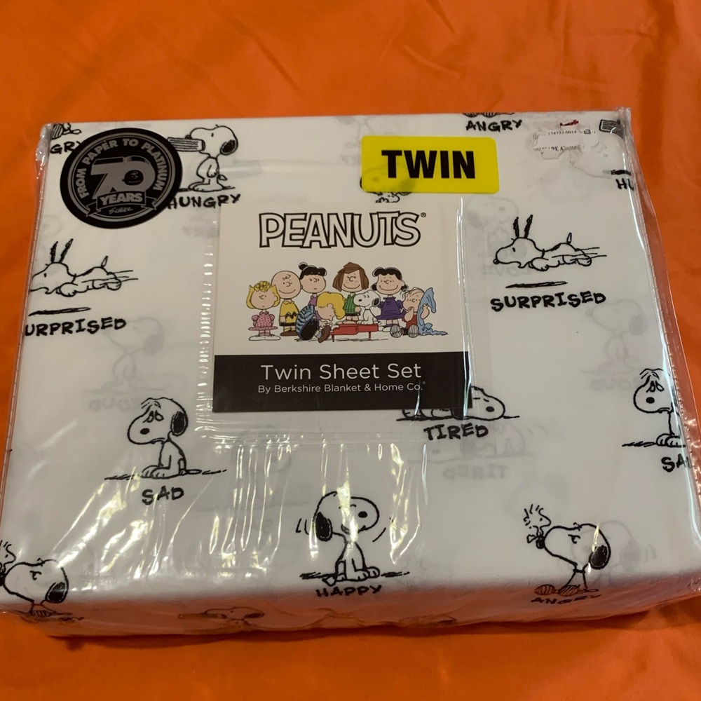 Snoopy Twin sheet set